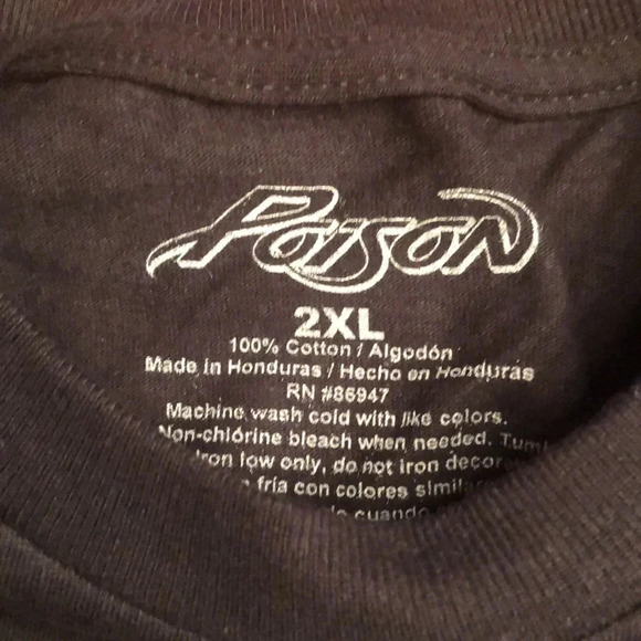 Poison Talk Dirty To Me Band Tee Shirt - Picture 4 of 6